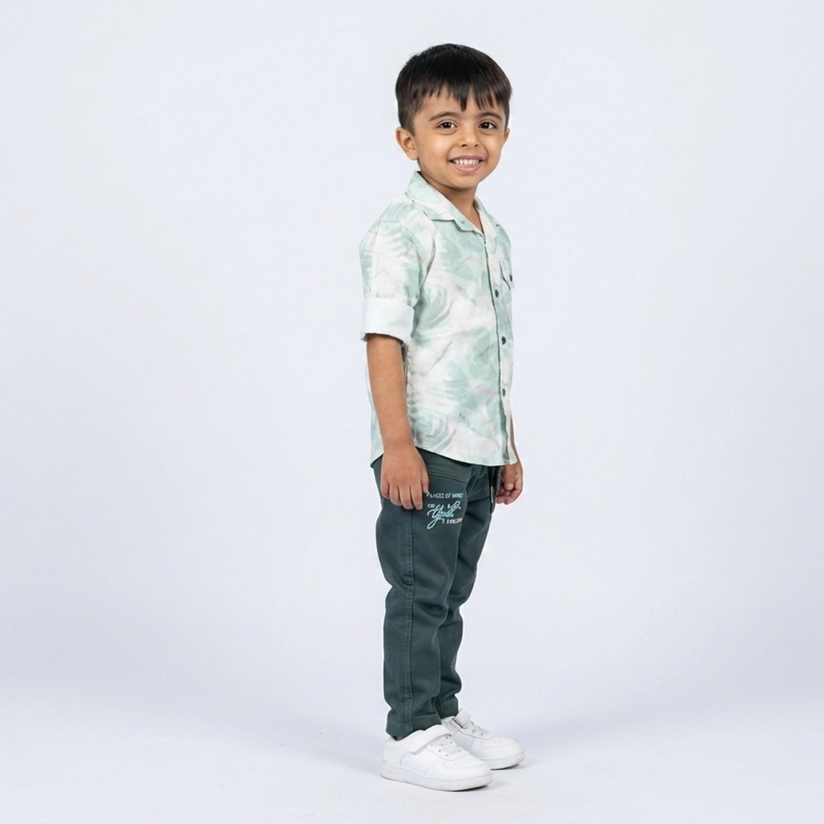 Boys Winter Kurta Pyjama Set 035 alternate view