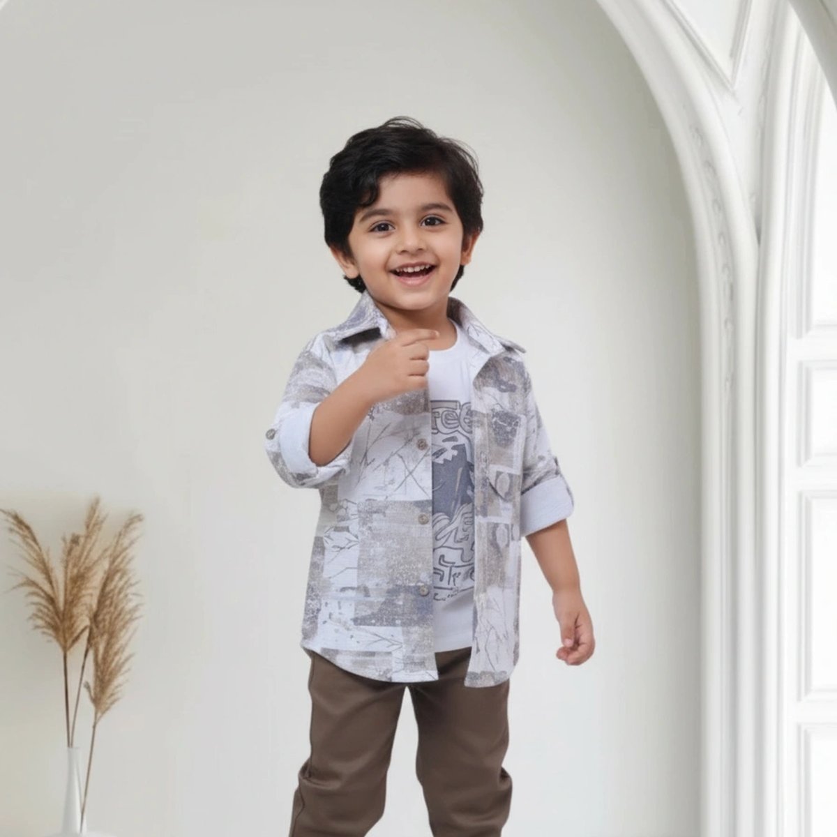 Baby Everyday Kurta Pyjama Set 085 — view 3