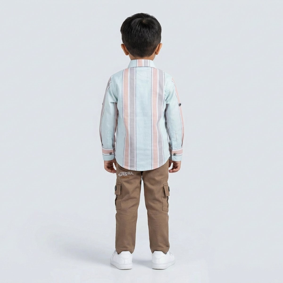 Toddler Casual Shirt and Shorts Set 002 — view 3