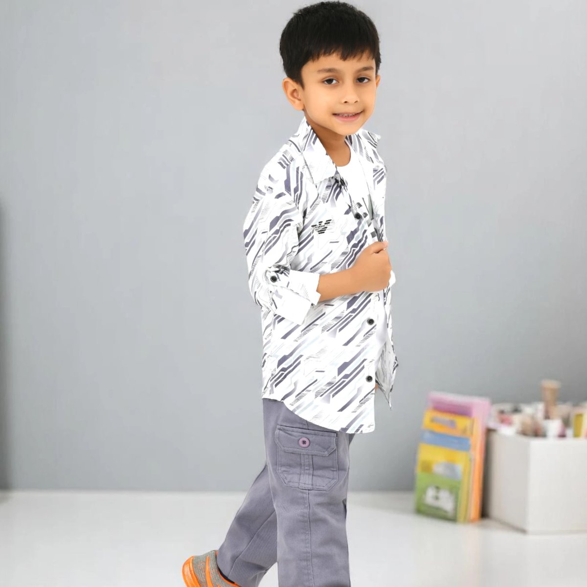 Boys Everyday Skirt and Top Set 007 — view 3