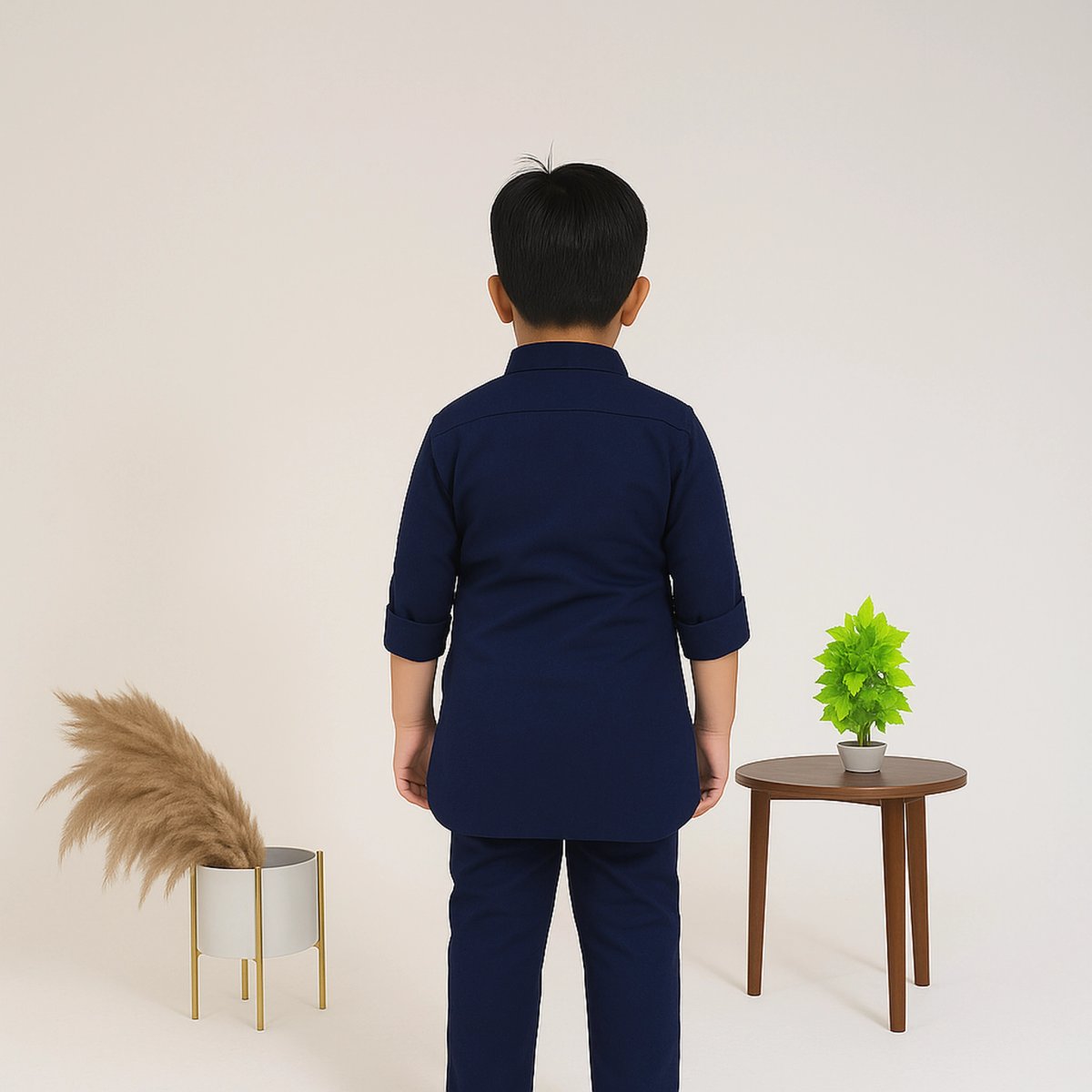 Boys Festive Denim Dungaree 088 alternate view