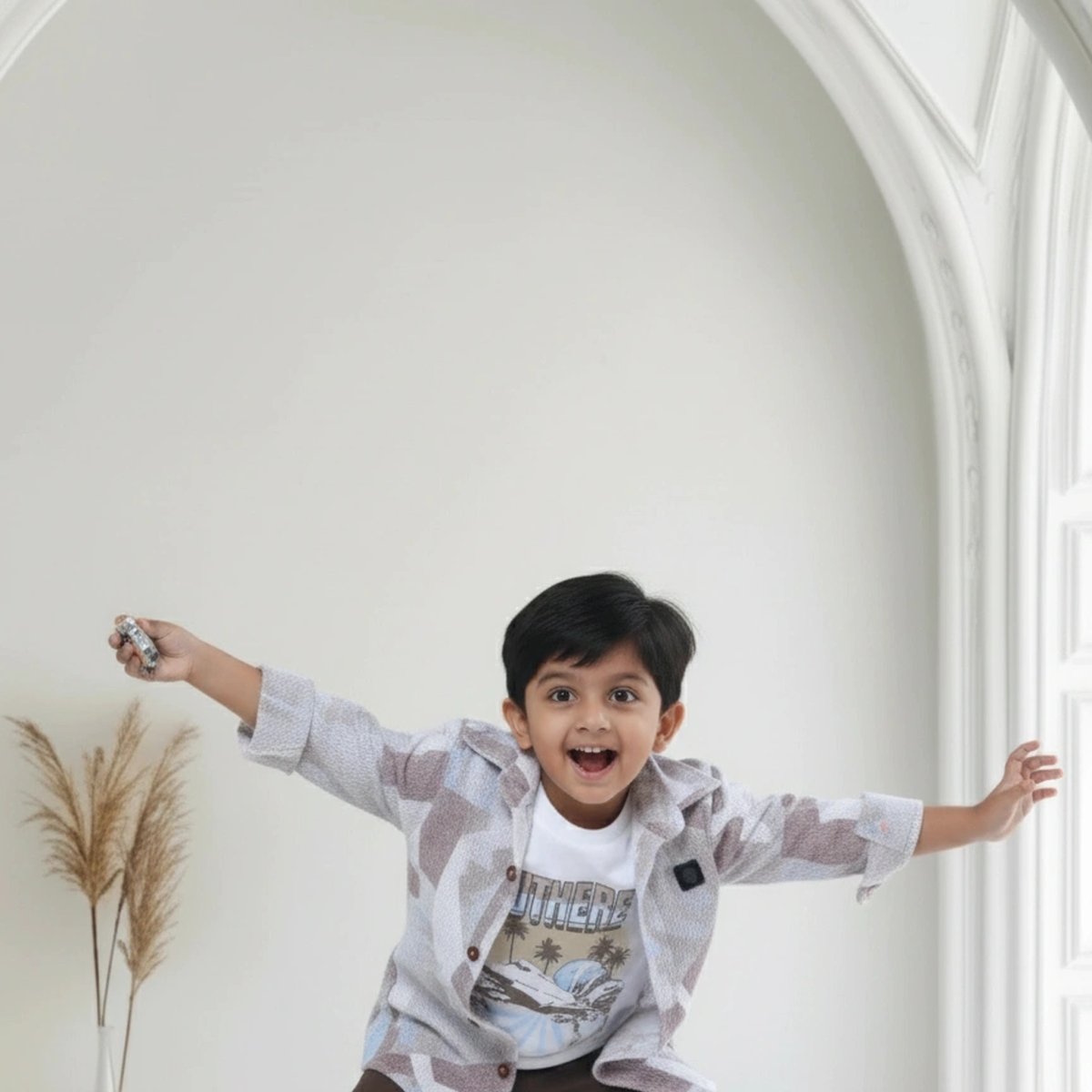 Toddler Summer Cargo Shorts 075 — view 3