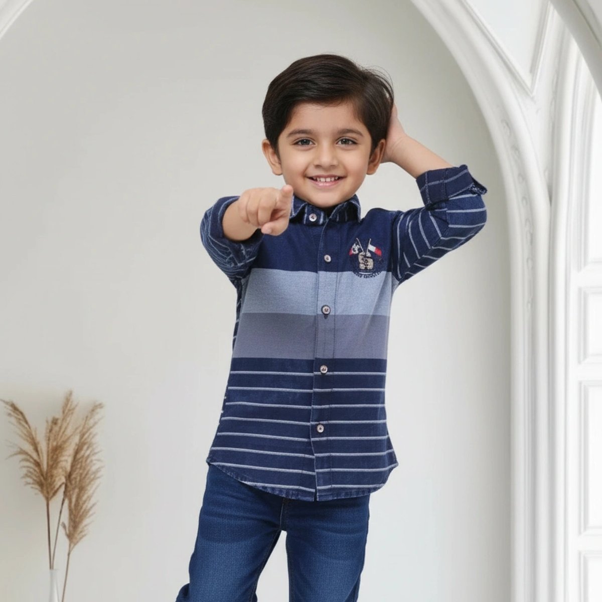 Boys Playful Fleece Jacket 077 — view 3