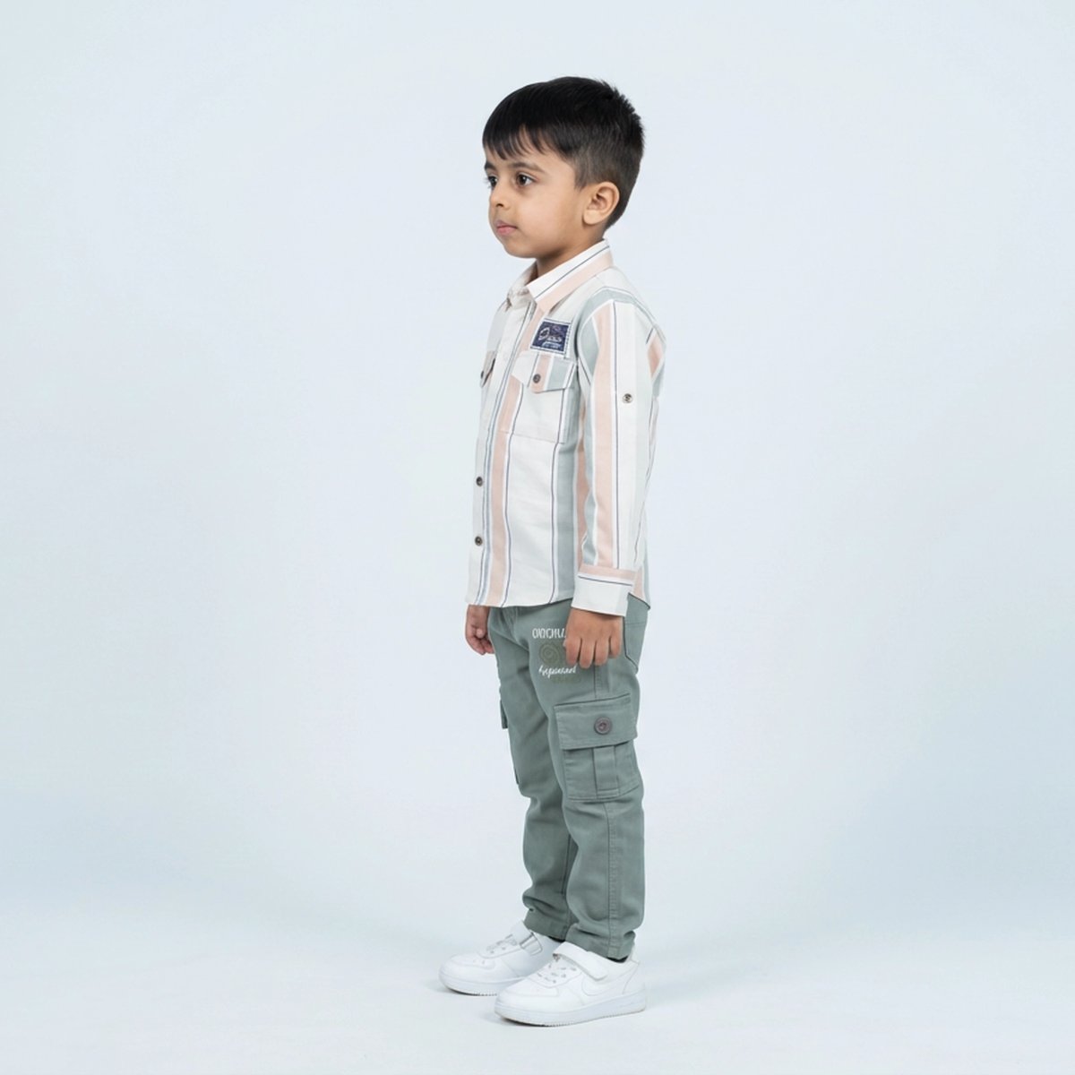 Toddler Casual Shirt and Shorts Set 002 — view 5