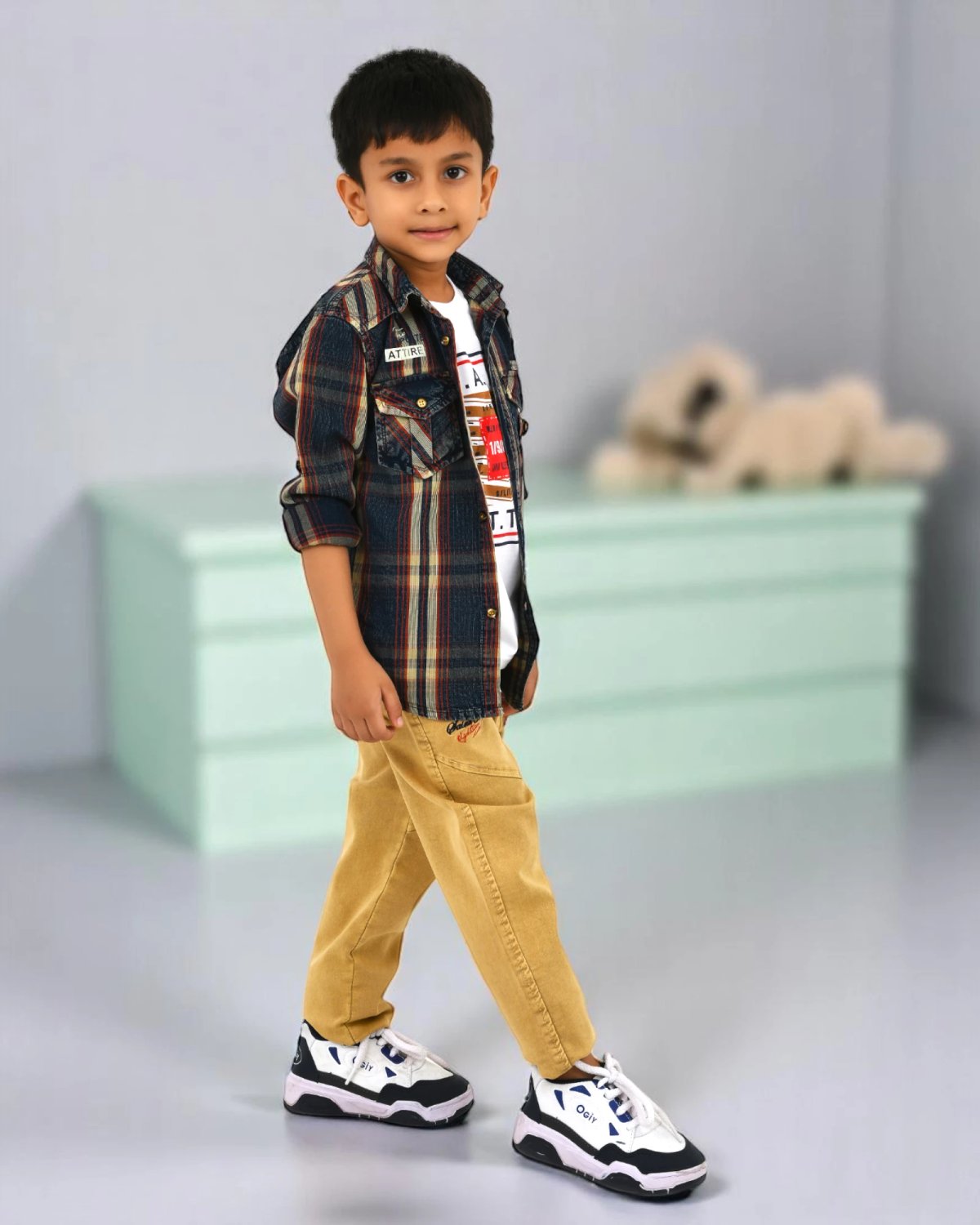 Kids Casual Sleeveless Jumpsuit 021 — view 3