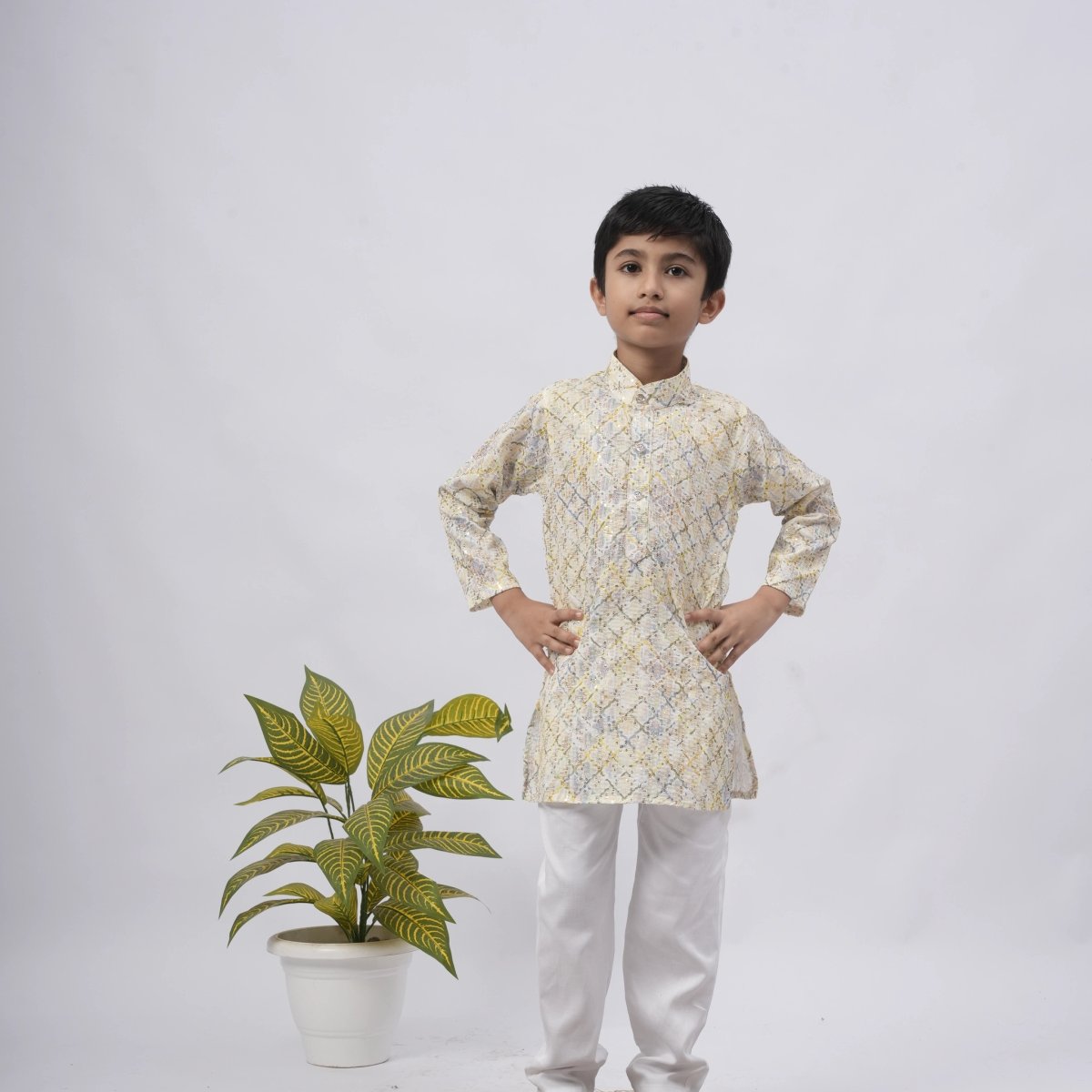 Girls School Ethnic Sherwani 097 — view 4