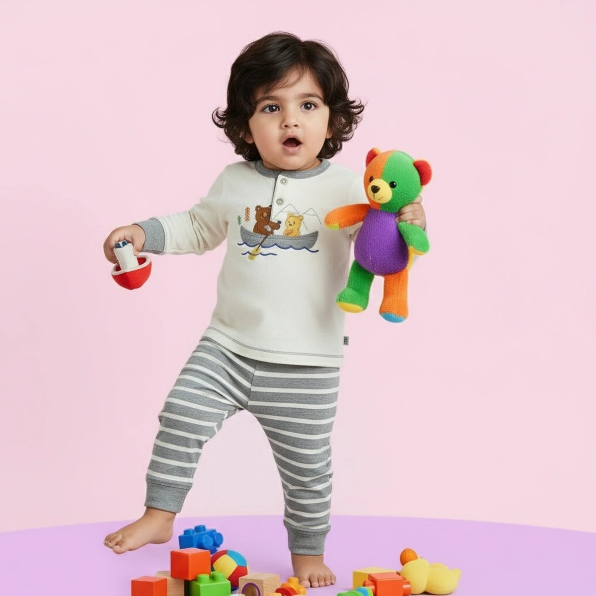 Toddler Summer Dhoti Kurta 063 — view 7