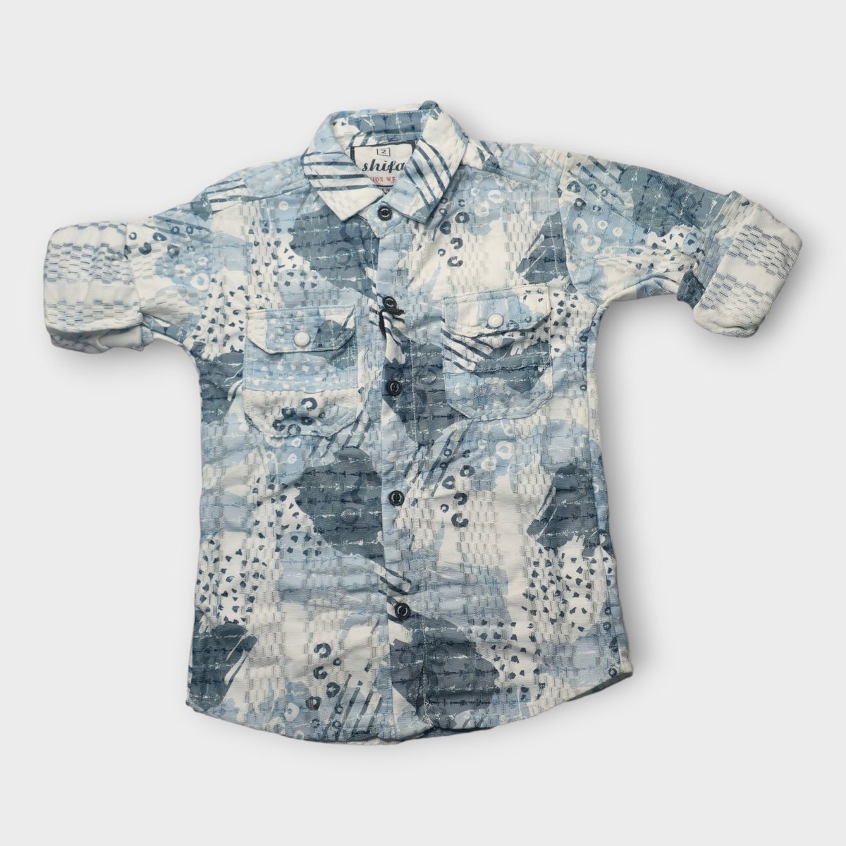 Boys Casual Printed Frock 088 — view 3