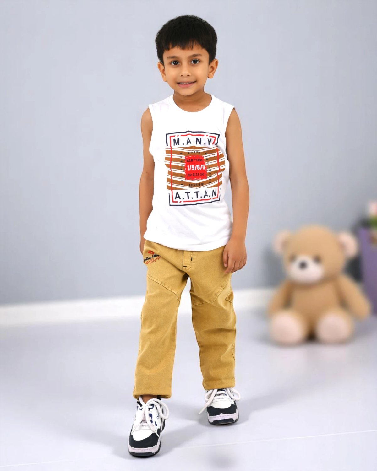 Kids Casual Sleeveless Jumpsuit 021 — view 5