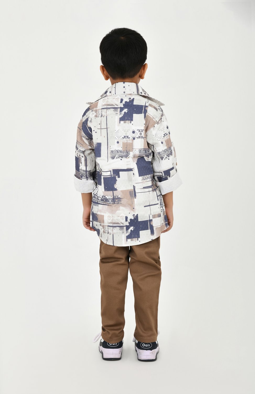 Boys Playful Printed Frock 020 — view 4