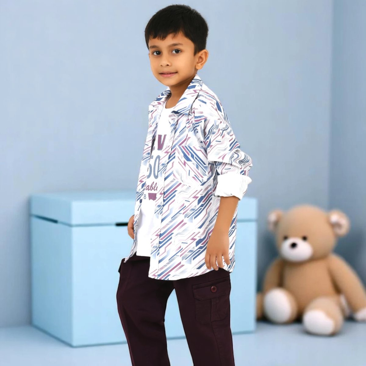 Girls Classic Kurta Pyjama Set 011 alternate view