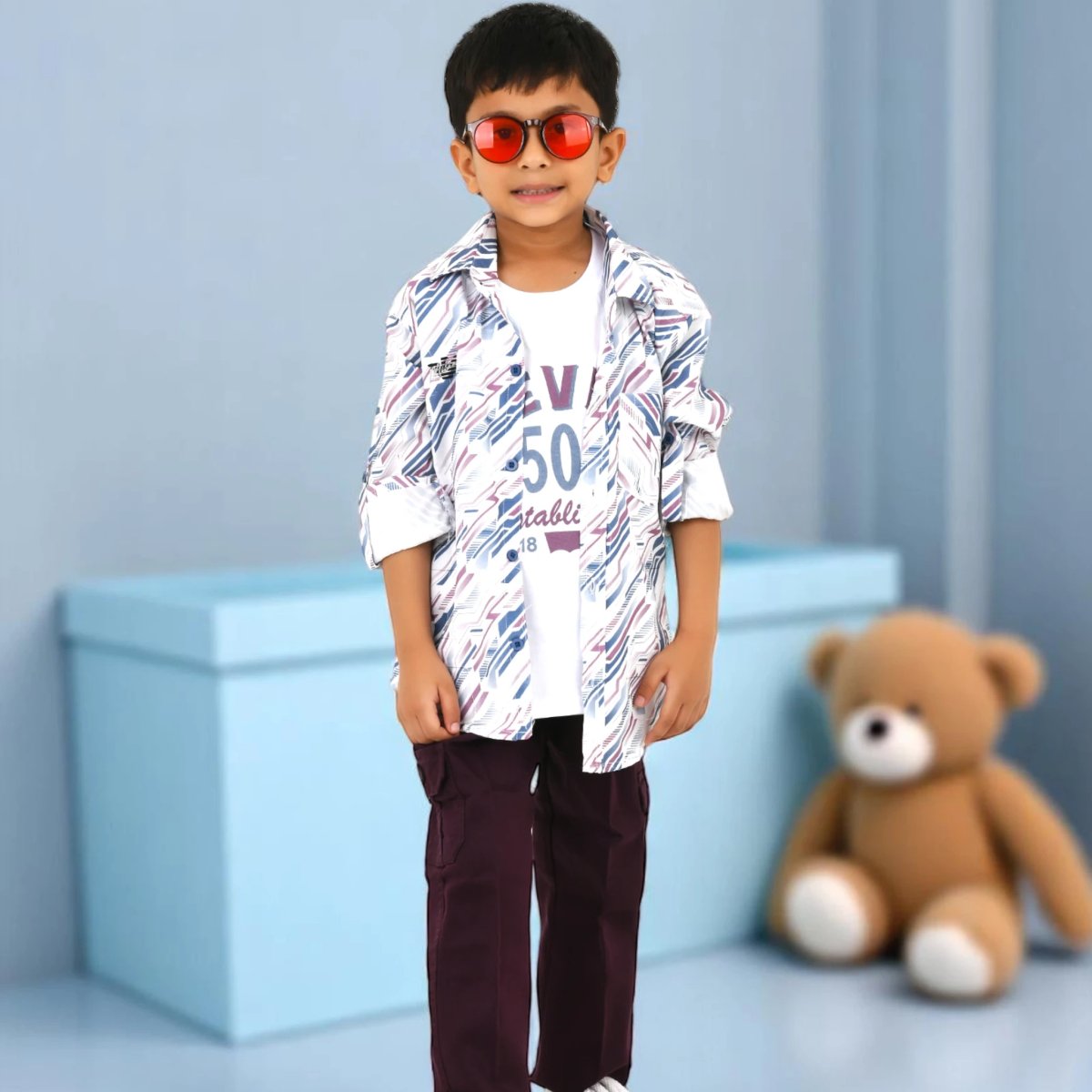 Girls Classic Kurta Pyjama Set 011