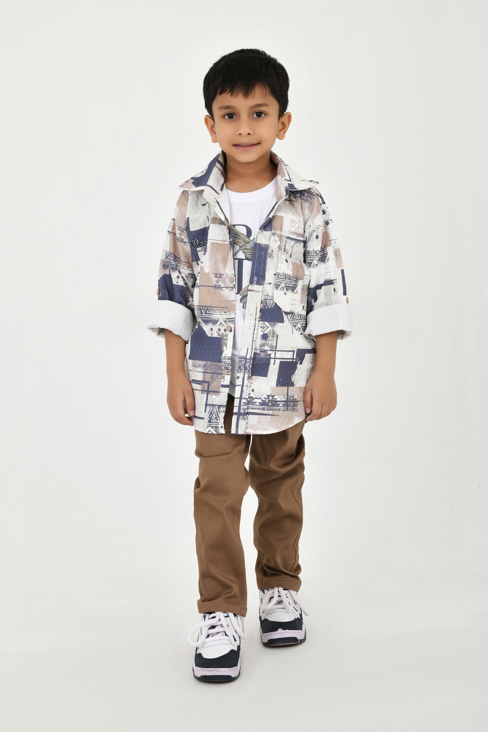 Boys Playful Printed Frock 020