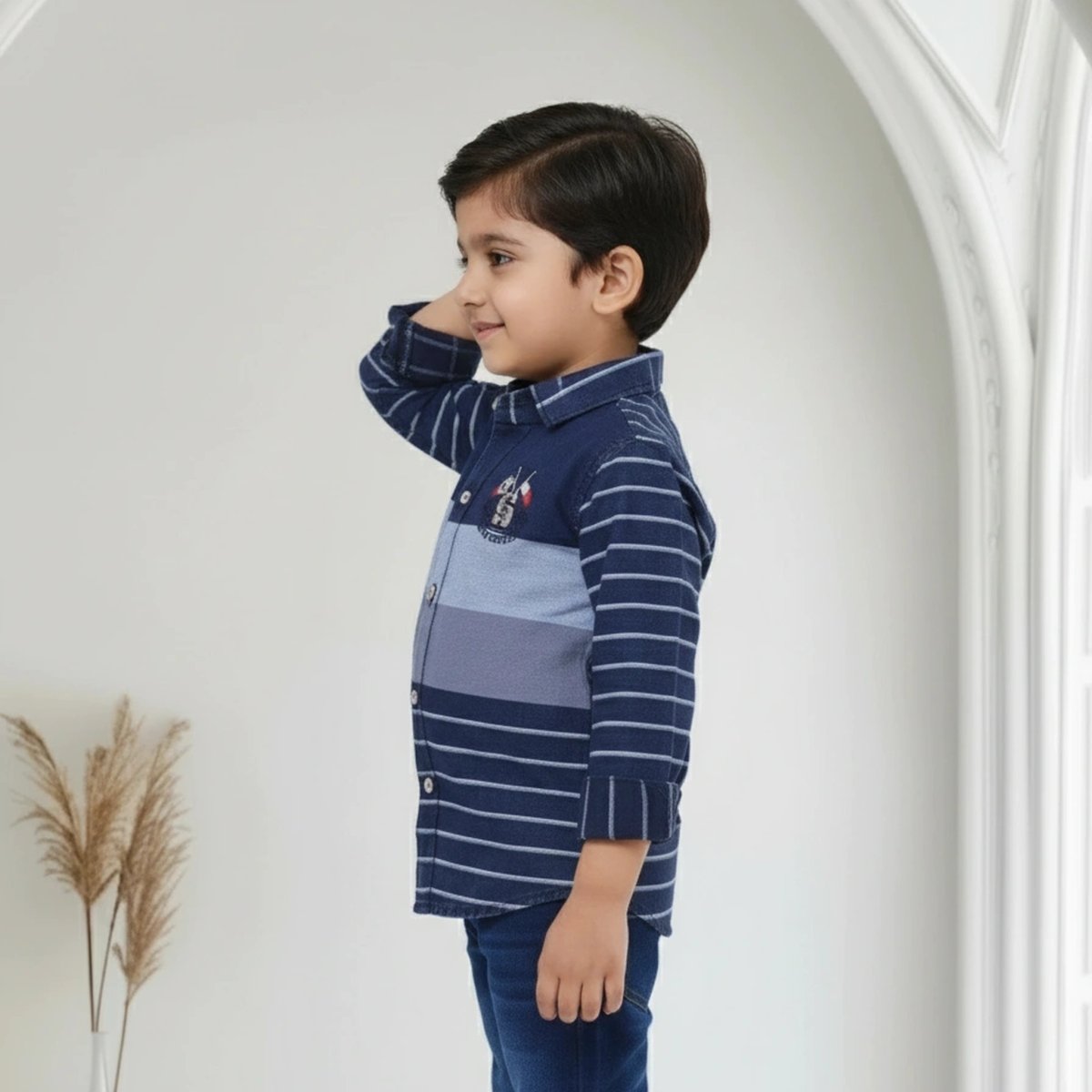 Boys Playful Fleece Jacket 077