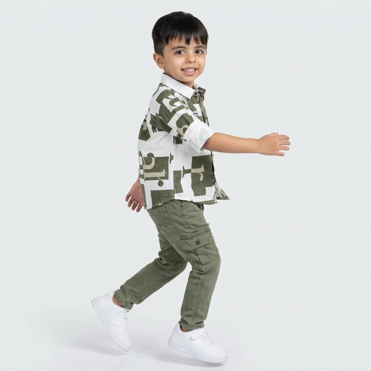 Kids Casual Kurta Pyjama Set 009