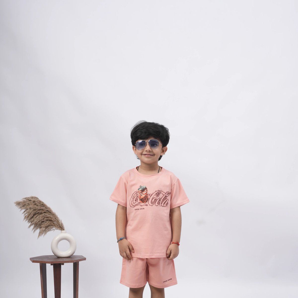 Boys Playful Denim Dungaree 056