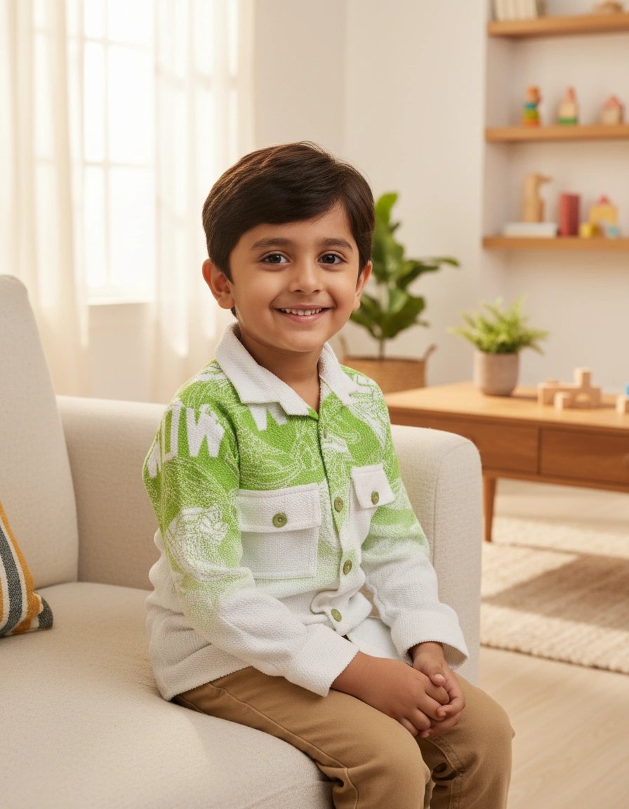 Girls Playful Dhoti Kurta 095